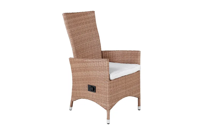 Käsinojallinen tuoli Padova Ruskea, Venture Home