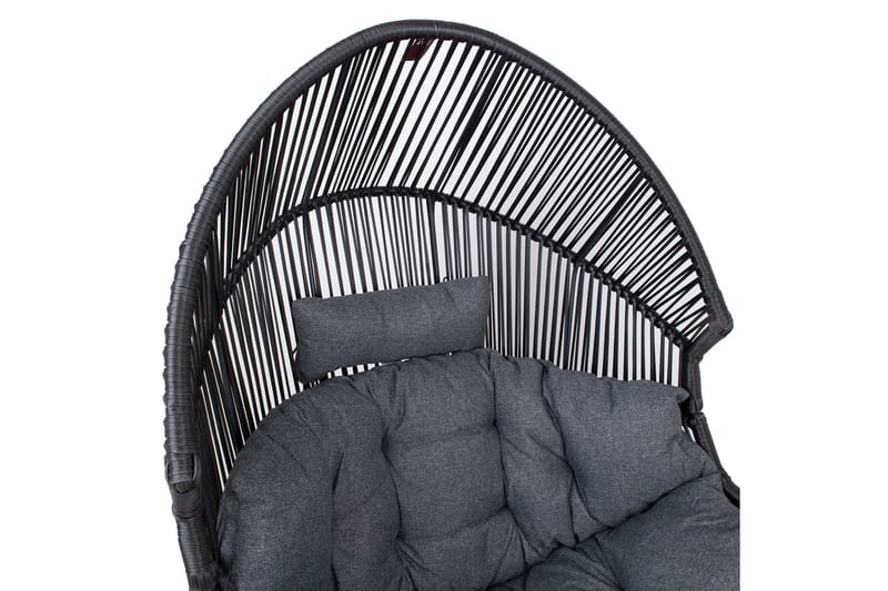 Lepotuoli Helsinki Musta - Puutarhakalusteet - Puutarhatuoli - Ulkotilan nojatuolit