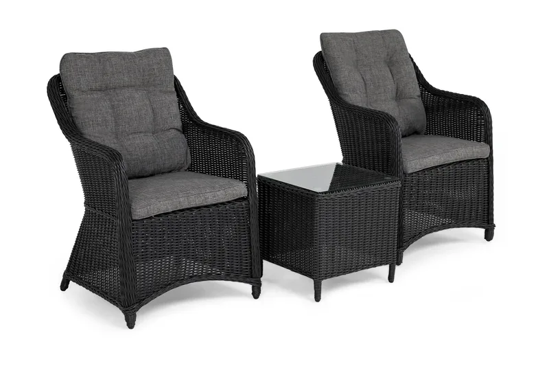 Marcus Kahvilasetti, jossa 2 nojatuolia sis. tyynyt, undefined