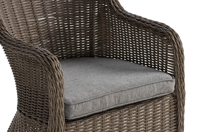 Marcus Light Nojatuoli Pehmusteella - Harmaa - Puutarhakalusteet - Puutarhatuoli - Ulkotilan nojatuolit