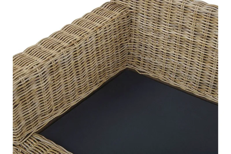 Nojatuoli Apriliana 2-pak - Polyrottinki/Vaaleanruskea - Puutarhakalusteet - Puutarhatuoli - Ulkotilan nojatuolit