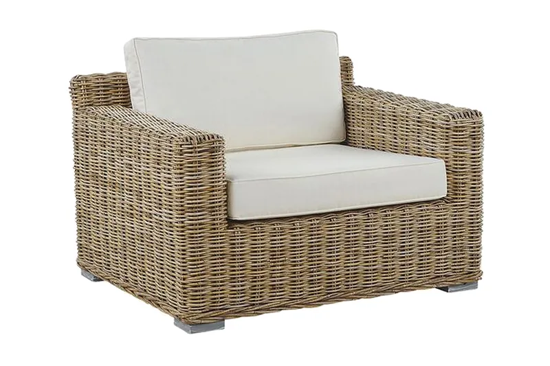 Nojatuoli Apriliana 2-pak, Polyrottinki/Vaaleanruskea