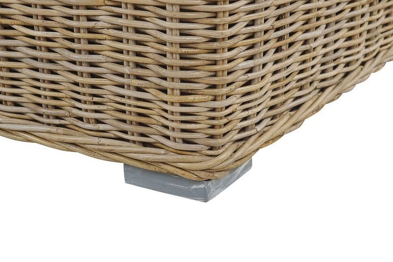 Nojatuoli Apriliana - Polyrottinki/Vaaleanruskea - Puutarhakalusteet - Puutarhatuoli - Ulkotilan nojatuolit