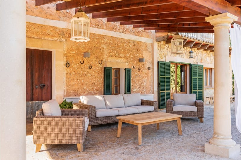 Nojatuoli Barbados - Beige - Puutarhakalusteet - Puutarhatuoli - Ulkotilan nojatuolit