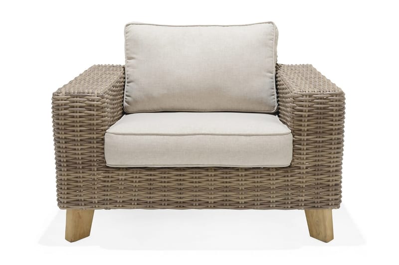 Nojatuoli Barbados - Beige - Puutarhakalusteet - Puutarhatuoli - Ulkotilan nojatuolit