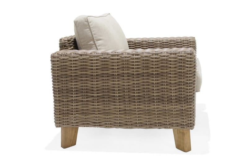 Nojatuoli Barbados - Beige - Puutarhakalusteet - Puutarhatuoli - Ulkotilan nojatuolit