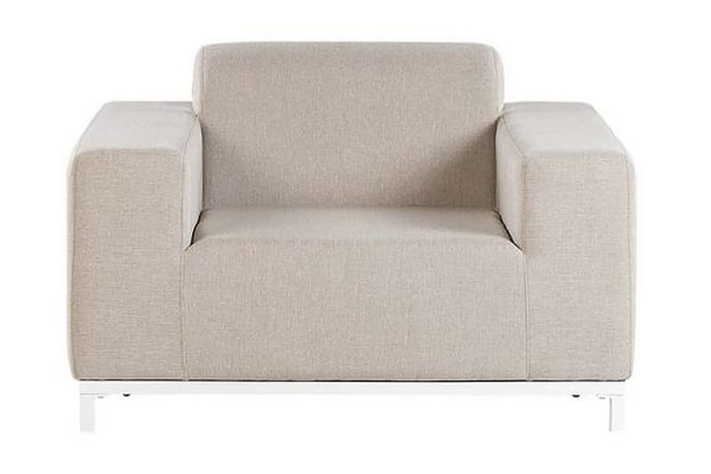 Nojatuoli Hughen 2-pak - Beige - Puutarhakalusteet - Puutarhatuoli - Ulkotilan nojatuolit