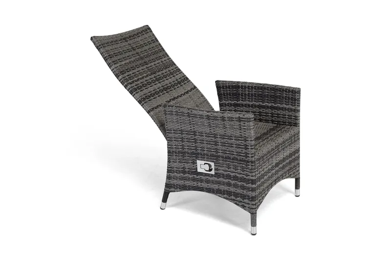 Nojatuoli Jenny Säädettävä - Harmaa - Puutarhakalusteet - Puutarhatuoli - Ulkotilan nojatuolit