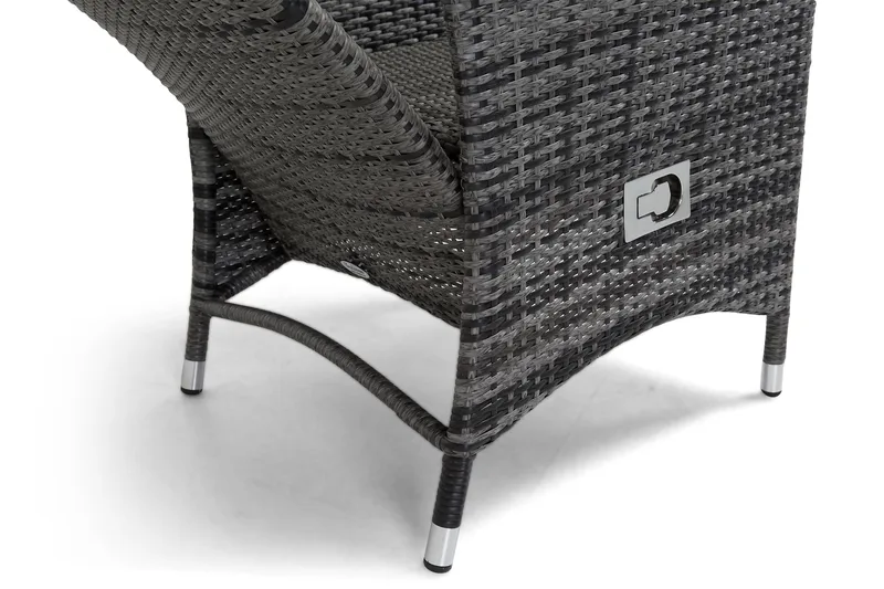 Nojatuoli Jenny Säädettävä - Harmaa - Puutarhakalusteet - Puutarhatuoli - Ulkotilan nojatuolit