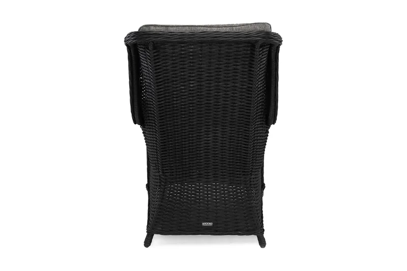 Nojatuoli Marcus Korkea - Musta - Puutarhakalusteet - Puutarhatuoli - Karmituoli ulos