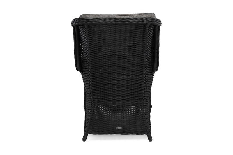 Nojatuoli Marcus Korkea - Musta - Puutarhakalusteet - Puutarhatuoli - Karmituoli ulos