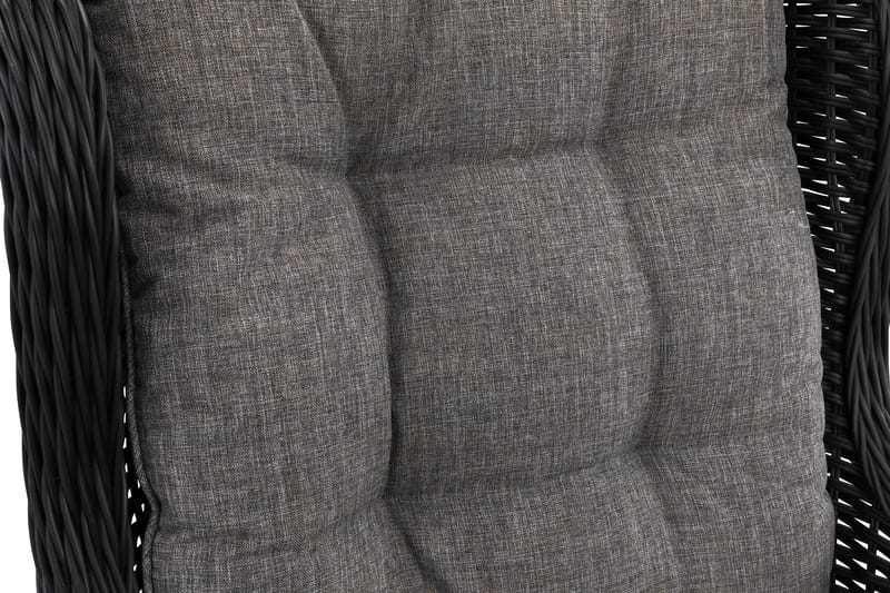 Nojatuoli Marcus Korkea - Musta - Puutarhakalusteet - Puutarhatuoli - Karmituoli ulos