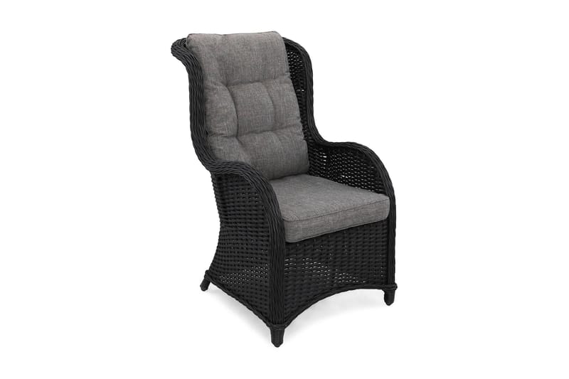 Nojatuoli Marcus Korkea - Musta - Puutarhakalusteet - Puutarhatuoli - Karmituoli ulos