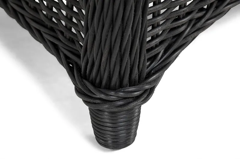 Nojatuoli Marcus pehmusteella - Musta - Puutarhakalusteet - Puutarhatuoli - Ulkotilan nojatuolit