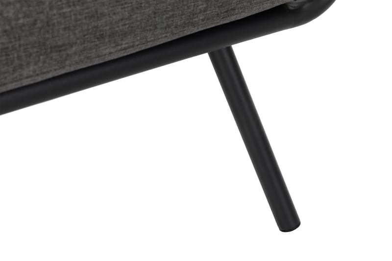 Nojatuoli Sandina - Köysi/Musta/Harmaa - Puutarhakalusteet - Puutarhatuoli - Ulkotilan nojatuolit