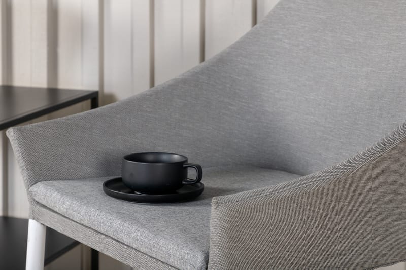 Nojatuoli Spoga - Valkoinen/Vaaleanharmaa - Puutarhakalusteet - Puutarhatuoli - Ulkotilan nojatuolit