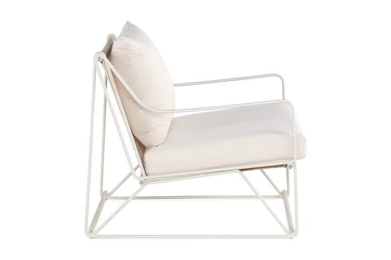 Nojatuoli Usteryd - Harmaa - Puutarhakalusteet - Puutarhatuoli - Ulkotilan nojatuolit