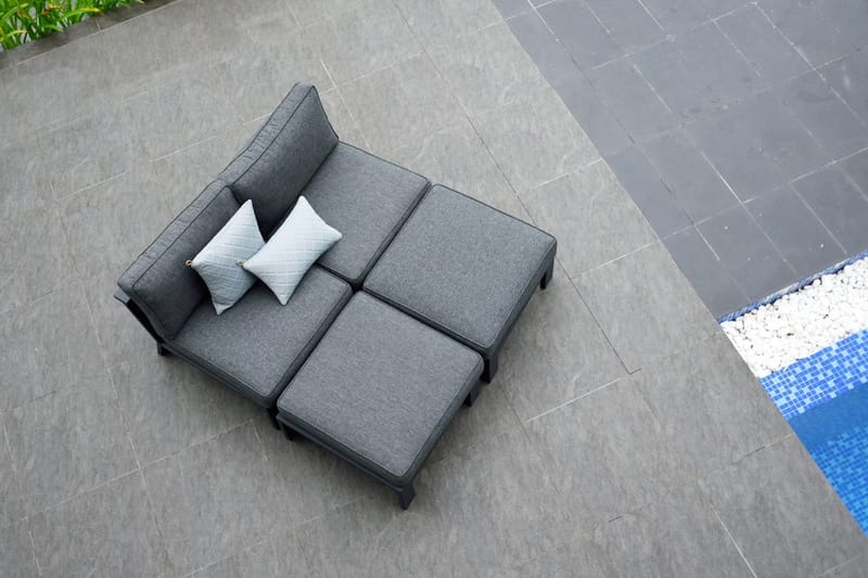 Nojatuoli Palau - Harmaa - Puutarhakalusteet - Puutarhatuoli - Ulkotilan nojatuolit