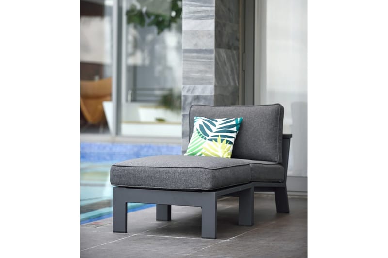 Nojatuoli Palau - Harmaa - Puutarhakalusteet - Puutarhatuoli - Ulkotilan nojatuolit