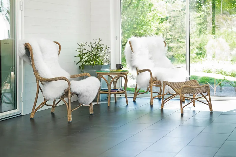 Nojatuoli Praktö Luonnonrottinki - Puutarhakalusteet - Puutarhatuoli - Ulkotilan nojatuolit