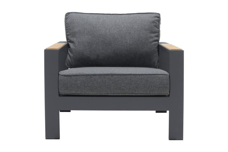 Nojatuoli Palau - Harmaa - Puutarhakalusteet - Puutarhatuoli - Ulkotilan nojatuolit