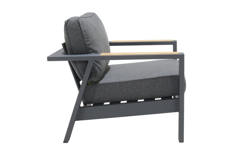 Nojatuoli Palau - Harmaa - Puutarhakalusteet - Puutarhatuoli - Ulkotilan nojatuolit