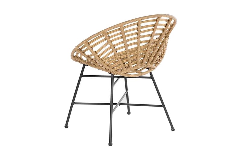 RottingTuoli 2 kpl Vaaleanruskea ACERRA - Puu/Luonnonväri - Puutarhakalusteet - Puutarhatuoli - Ulkotilan nojatuolit