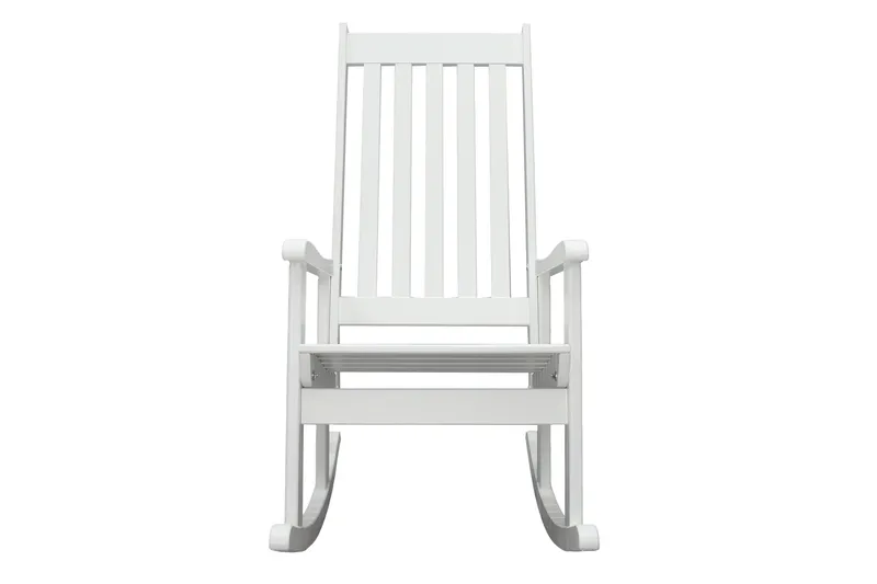 Savann Keinutuoli Valkoinen - Harmaa - Puutarhakalusteet - Puutarhatuoli - Ulkotilan nojatuolit