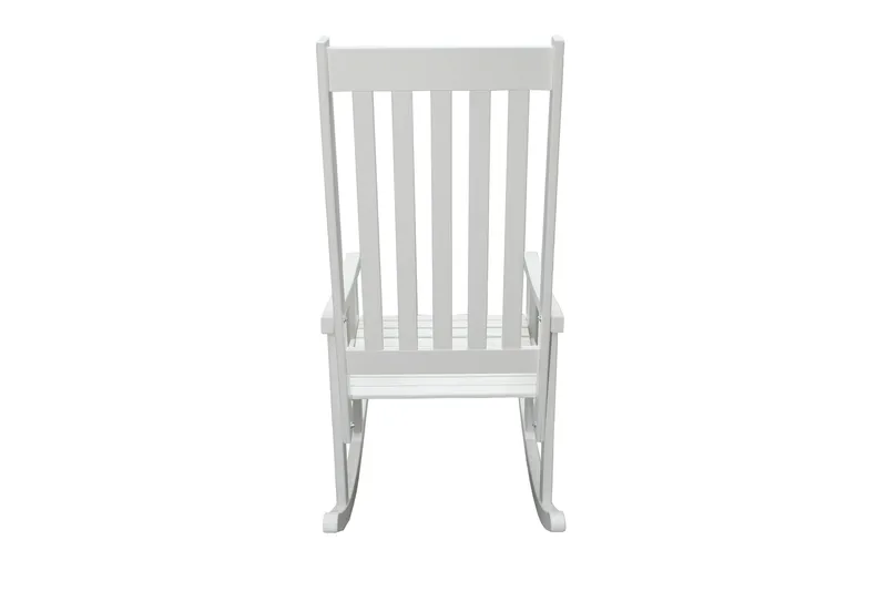Savann Keinutuoli Valkoinen - Harmaa - Puutarhakalusteet - Puutarhatuoli - Ulkotilan nojatuolit