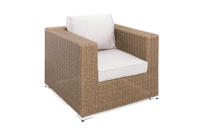 Terassinojatuoli Marcus pehmusteella, Luonnonväri