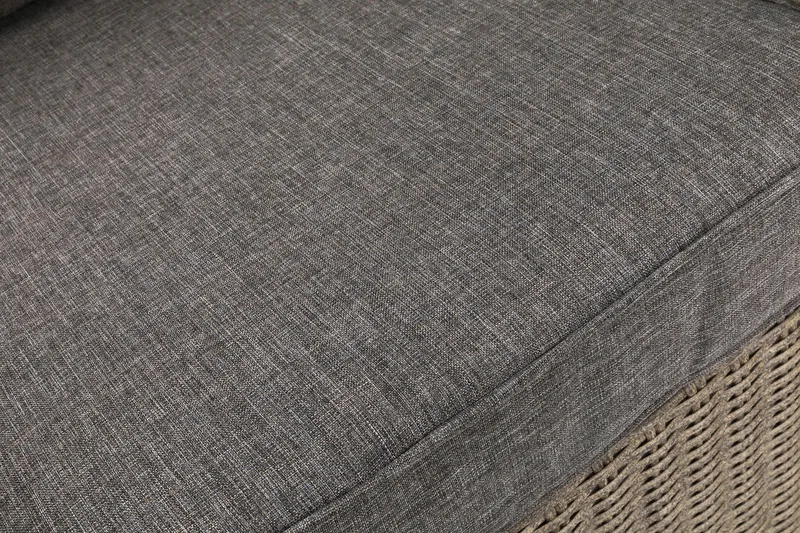 Terassinojatuoli Marcus pehmusteella - Harmaa - Puutarhakalusteet - Puutarhatuoli - Ulkotilan nojatuolit