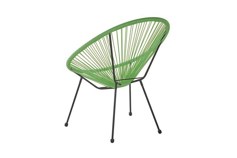 Tuoli Cayaco - Polyrottinki / vihreä - Puutarhakalusteet - Puutarhatuoli - Ulkotilan nojatuolit