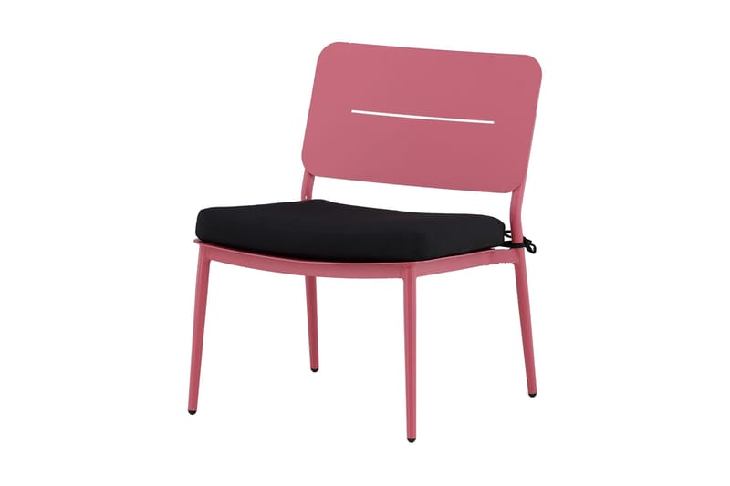 Tuoli Lina pehmusteella Roosa - Roosa - Puutarhakalusteet - Puutarhatuoli - Ulkotilan nojatuolit