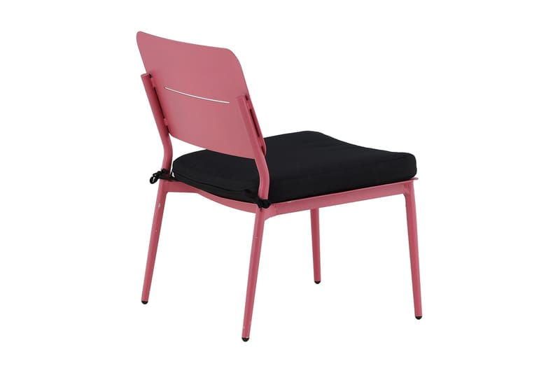 Tuoli Lina pehmusteella Roosa - Roosa - Puutarhakalusteet - Puutarhatuoli - Ulkotilan nojatuolit