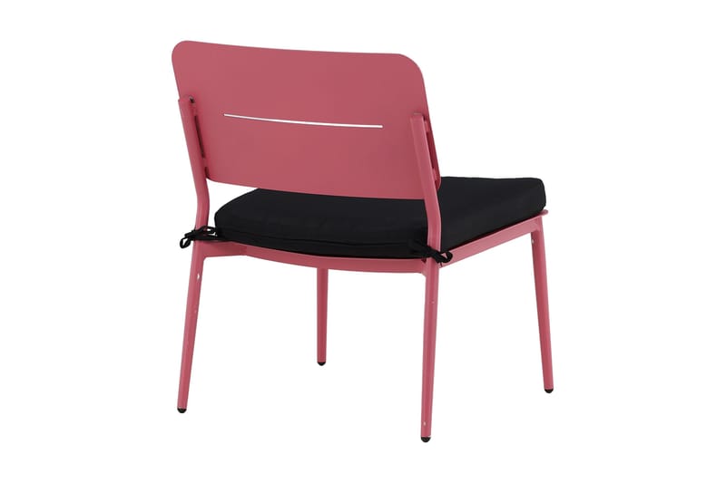 Tuoli Lina pehmusteella Roosa - Roosa - Puutarhakalusteet - Puutarhatuoli - Ulkotilan nojatuolit