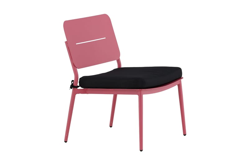 Tuoli Lina pehmusteella Roosa - Roosa - Puutarhakalusteet - Puutarhatuoli - Ulkotilan nojatuolit