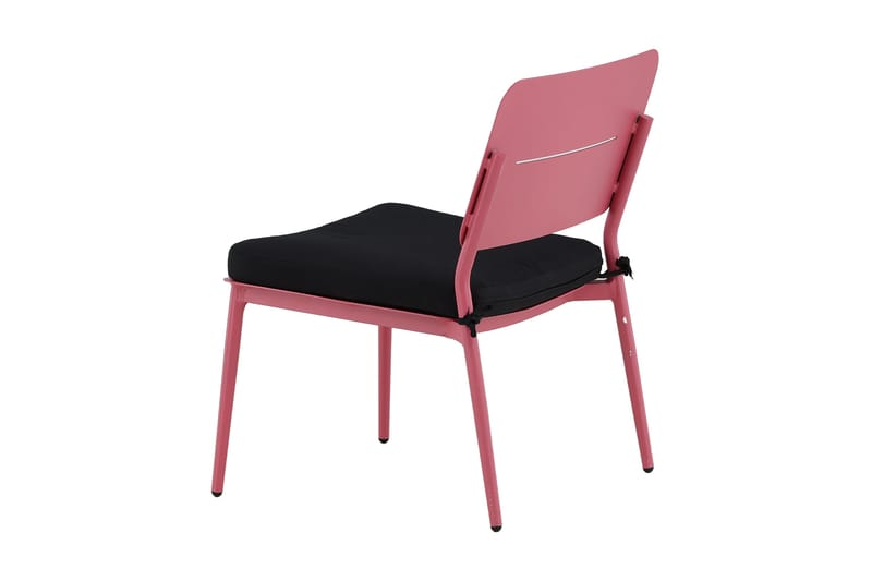 Tuoli Lina pehmusteella Roosa - Roosa - Puutarhakalusteet - Puutarhatuoli - Ulkotilan nojatuolit