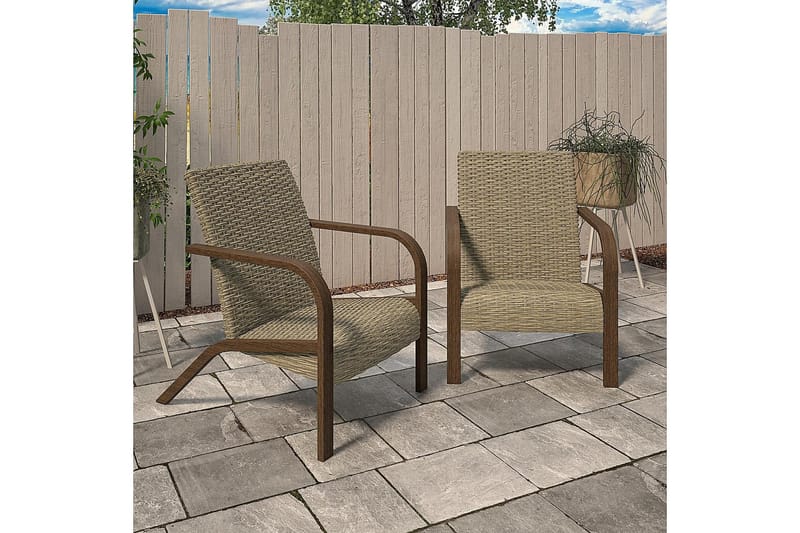 Ulkonojatuoli Harmaa - Dorel Home - Puutarhakalusteet - Puutarhatuoli - Ulkotilan nojatuolit