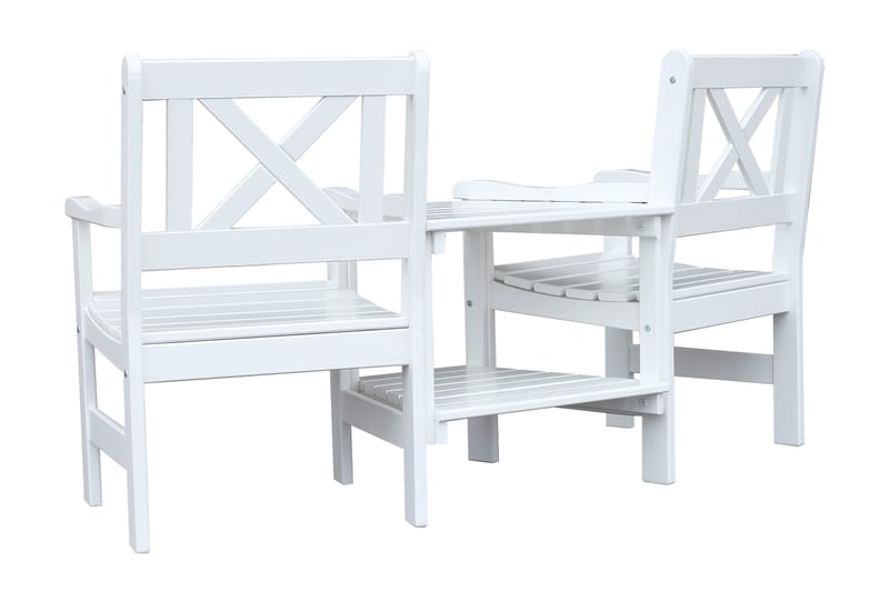 Ulkonojatuoli Olivo - Valkoinen - Puutarhakalusteet - Puutarhatuoli - Ulkotilan nojatuolit