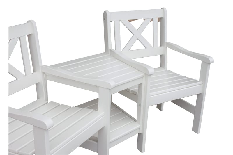 Ulkonojatuoli Olivo - Valkoinen - Puutarhakalusteet - Puutarhatuoli - Ulkotilan nojatuolit
