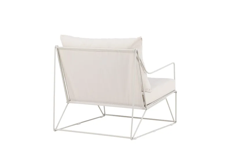 Usteryd Ulkonoja­tuoli Beige - Harmaa - Puutarhakalusteet - Puutarhatuoli - Ulkotilan nojatuolit