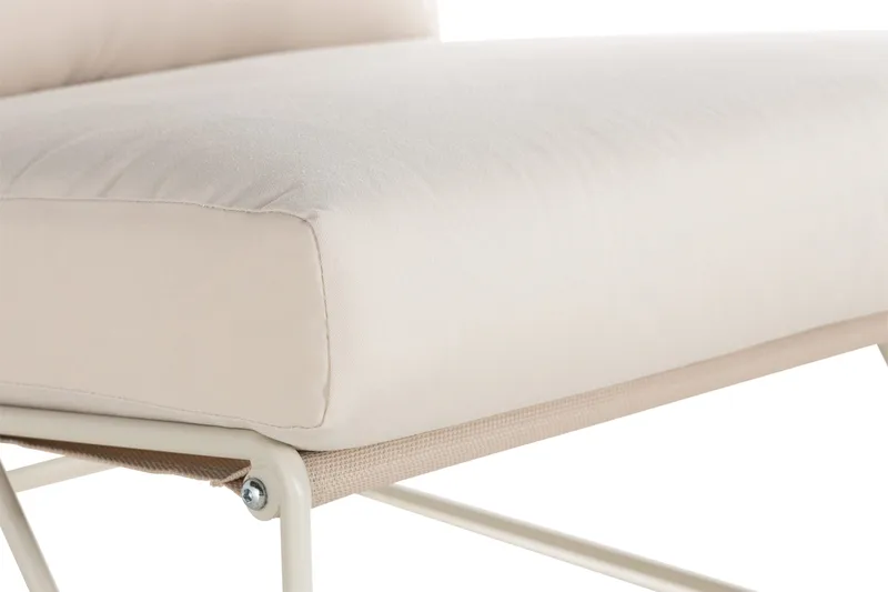 Usteryd Ulkonoja­tuoli Beige - Harmaa - Puutarhakalusteet - Puutarhatuoli - Ulkotilan nojatuolit