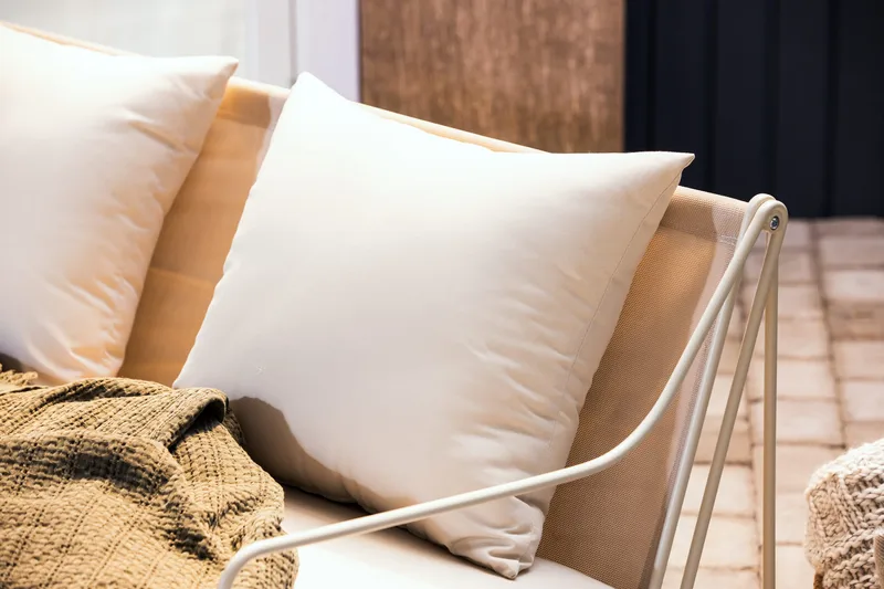 Usteryd Ulkonoja­tuoli Beige - Harmaa - Puutarhakalusteet - Puutarhatuoli - Ulkotilan nojatuolit