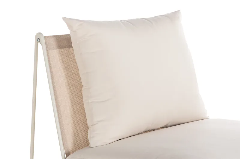 Usteryd Ulkonoja­tuoli Beige - Harmaa - Puutarhakalusteet - Puutarhatuoli - Ulkotilan nojatuolit