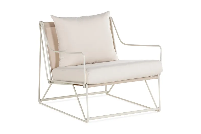 Usteryd Ulkonoja­tuoli Beige, Harmaa