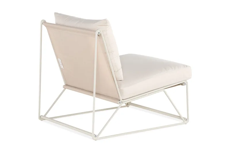 Usteryd Ulkonoja­tuoli Beige - Harmaa - Puutarhakalusteet - Puutarhatuoli - Ulkotilan nojatuolit