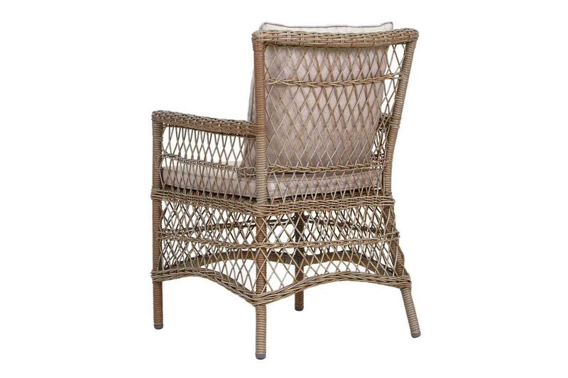 Ulkotuoli Aruba - Luonnollinen - Puutarhakalusteet - Puutarhatuoli - Karmituoli ulos