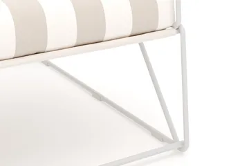 Usteryd Ulko Lounge-nojatuoli - Beige/Raidallinen - Puutarhakalusteet - Puutarhatuoli - Ulkotilan nojatuolit