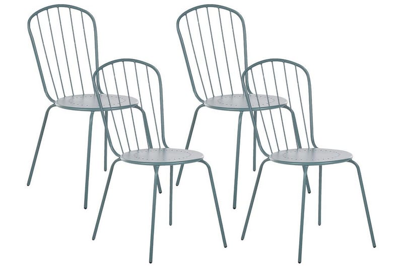 Victoriaville Ruokatuoli Ulkokäyttöön - Sininen - Puutarhakalusteet - Puutarhatuoli - Karmituoli ulos