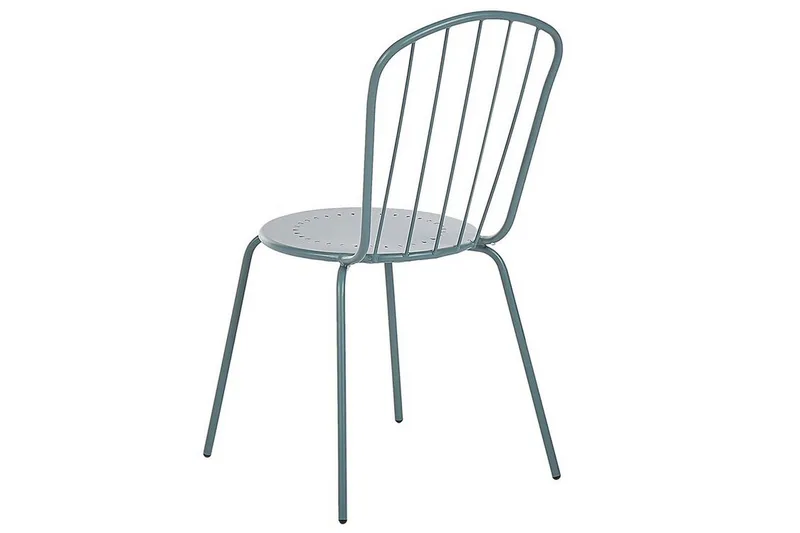 Victoriaville Ruokatuoli Ulkokäyttöön - Sininen - Puutarhakalusteet - Puutarhatuoli - Karmituoli ulos